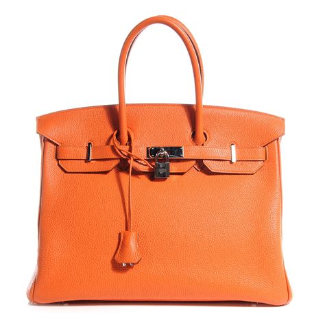 Hermes togo Birkin 35 orange